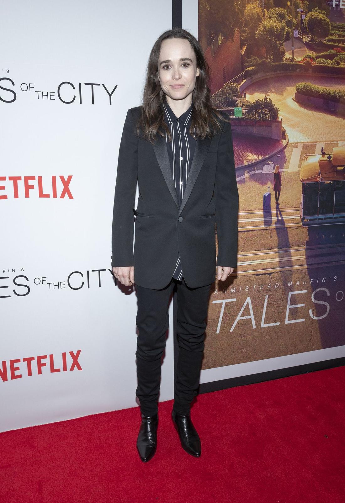 Ellen Page na premierze filmowej