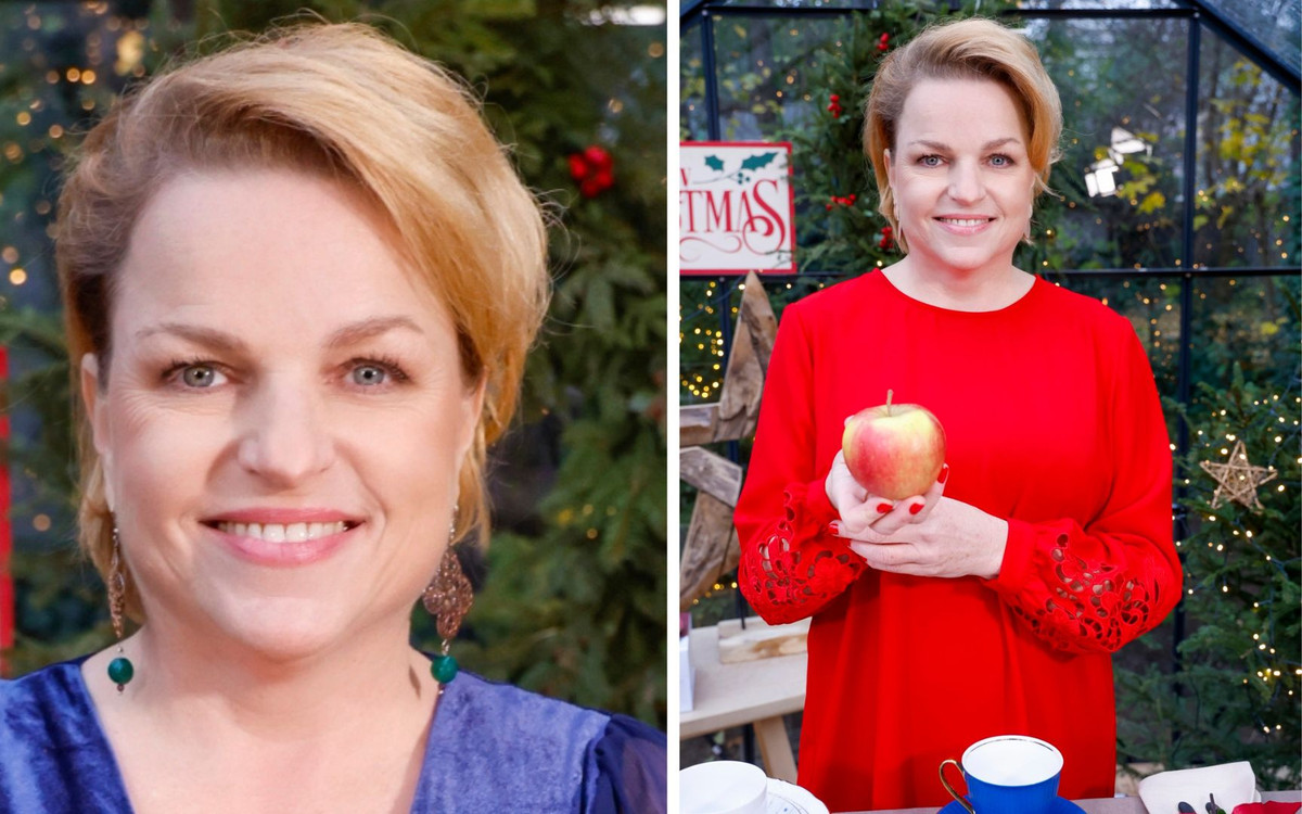 17 kg szczuplejsza Katarzyna Bosacka nagrywa świąteczny materiał. Wygląda świetnie!