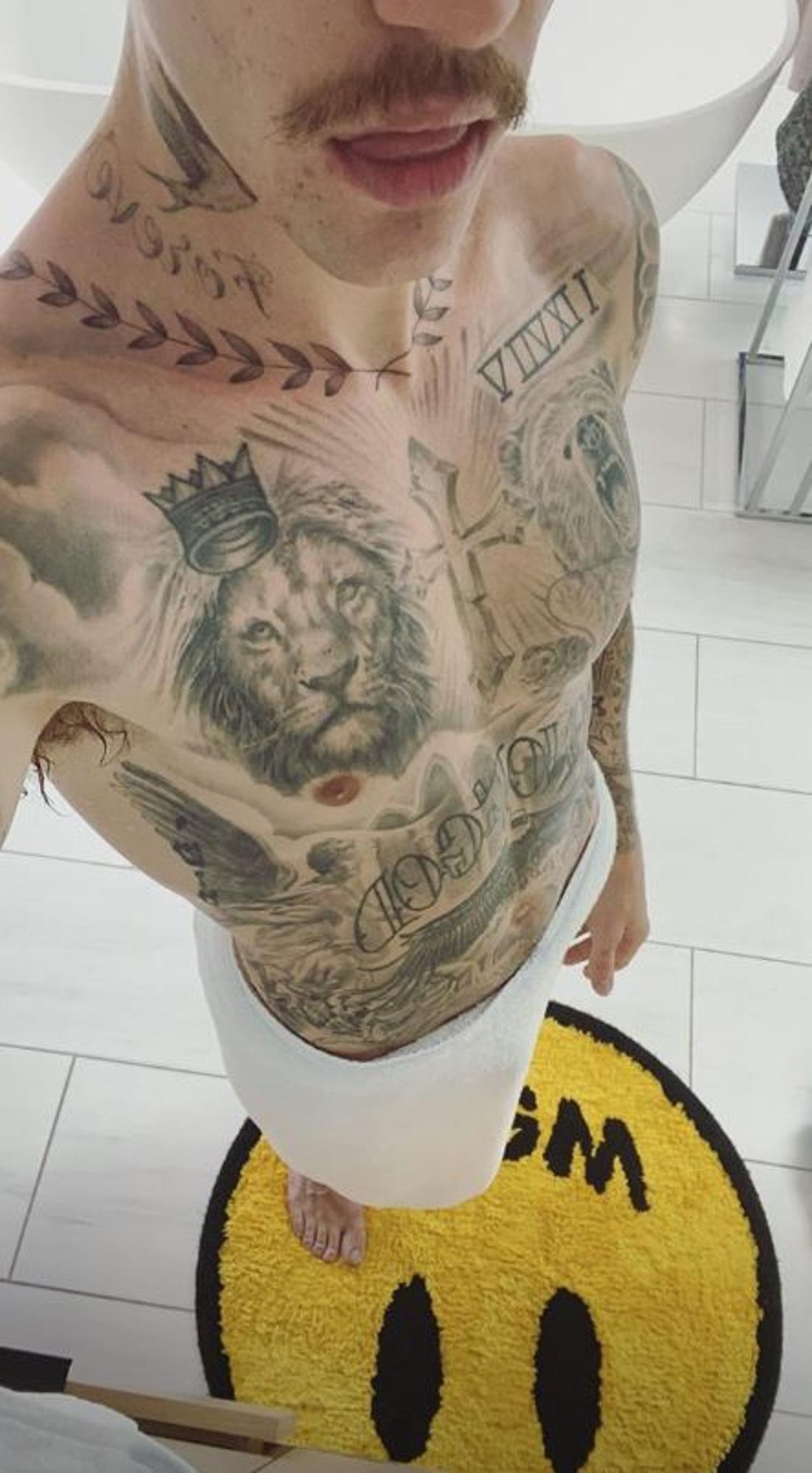 Tatuaże Justina Biebera