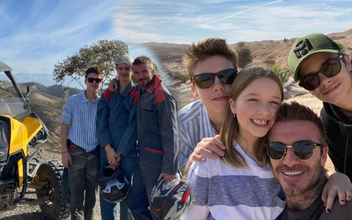 Beckhamowie z dzieciakami na WAKACJACH. Jaki kierunek wybrali? (ZDJĘCIA)