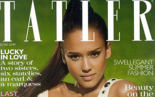 Jessica Alba w magazynie Tatler (FOTO)