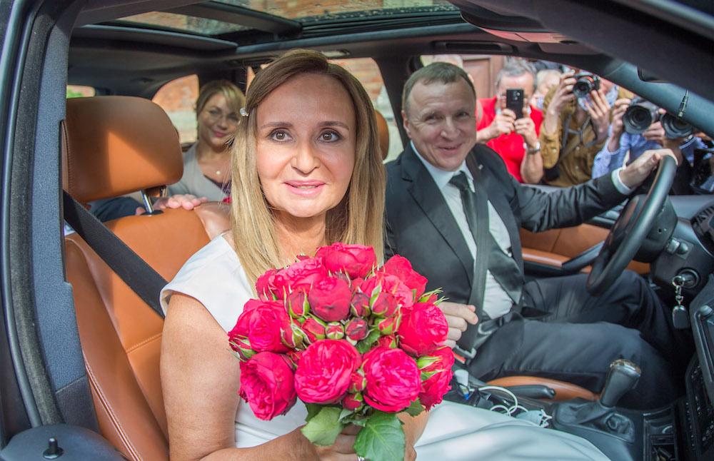 Jacek Kurski z żoną