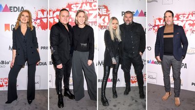 Premiera spektaklu “Szalone nożyczki”. WOW! Paweł Golec zabrał żonę Katarzynę na salony