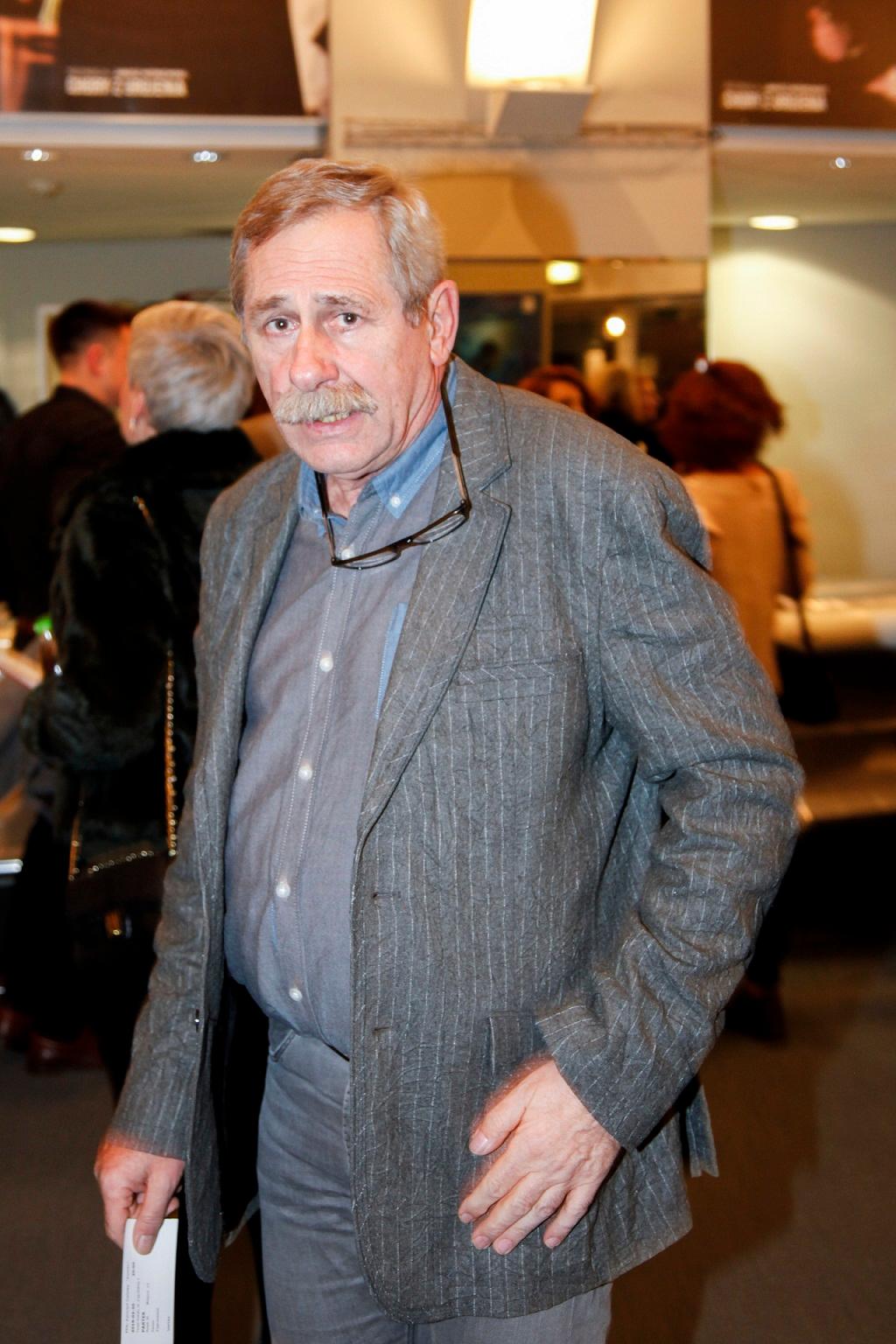 Andrzej Strzelecki na imprezie branżowej. 