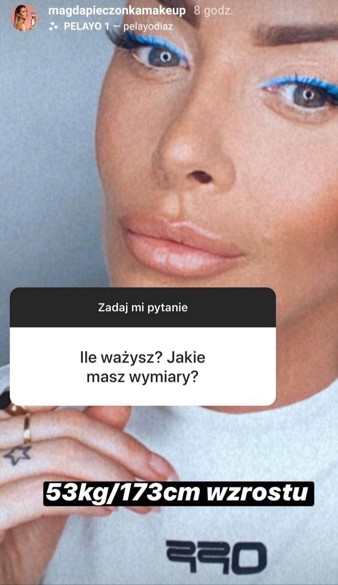 Magda Pieczonka zdradziła, ile waży
