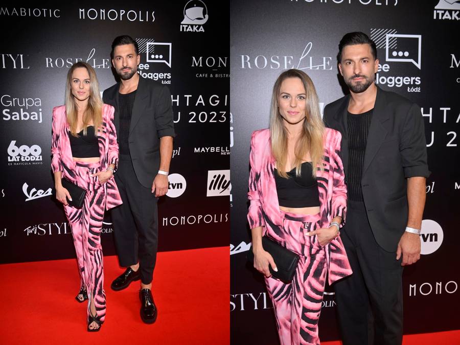 Plejada gwiazd na gali #Hasztagi Roku 2023: Agnieszka Kaczorowska w za długich spodniach, Agnieszka Hyży eksponuje zgrabny brzuszek
