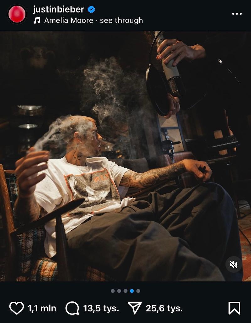 Justin Bieber fot. Instagram @justinbieber
