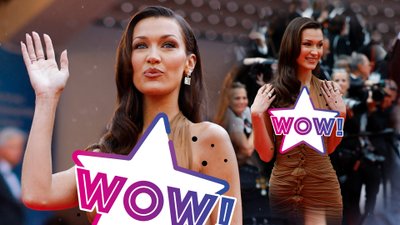 Bella Hadid świeci biustem na czerwonym dywanie w Cannes. Zadała szyku czy przesadziła? (FOTO)