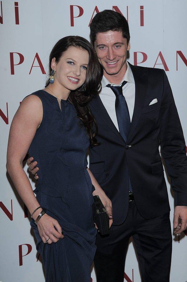 Zakochani Anna i Robert Lewandowscy