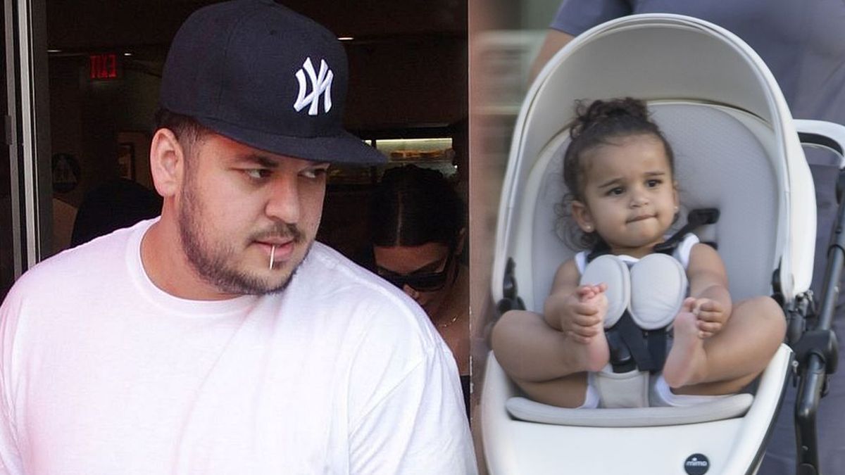 Rob Kardashian z córką Dream