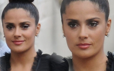 Gładka cera Salmy Hayek to nie zasługa botoksu (FOTO)