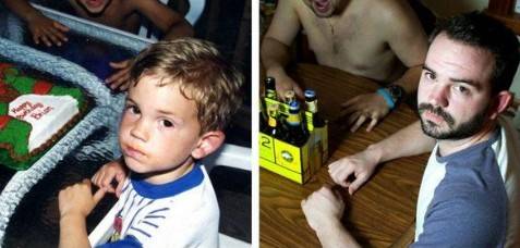 Genialne zdjęcia rodzeństwa odtworzone po latach