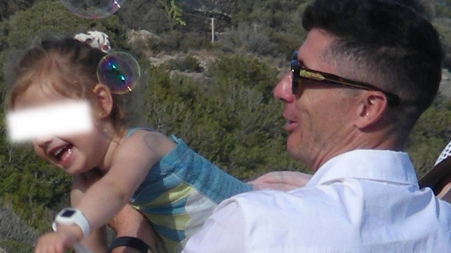 Robert Lewandowski z Laurą