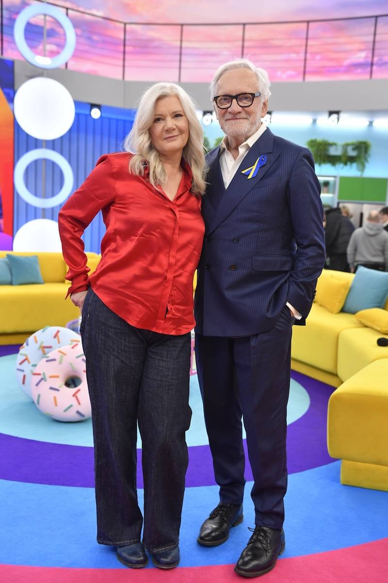 Poranek z “Halo Tu Polsat”! Izabella Miko w panterce , Andrzej Seweryn z żoną, ciężarna Kasia Moś (FOTO)