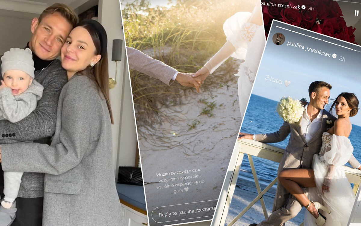 Rzeźniczakowie świętują 2. rocznicę ślubu. Pokazali niepublikowane wcześniej zdjęcia z ceremonii! (DUŻO ZDJĘĆ)