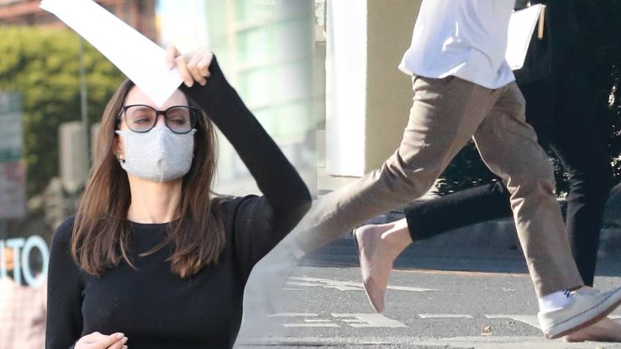 Angelina Jolie z 17-letnim synem w sklepie meblowym. Dokąd się tak spieszyli?