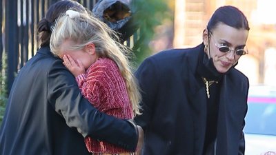 Córeczka Iriny Shayk zaniosła się PŁACZEM na ulicy. Co zrobiła modelka? (ZDJĘCIA)