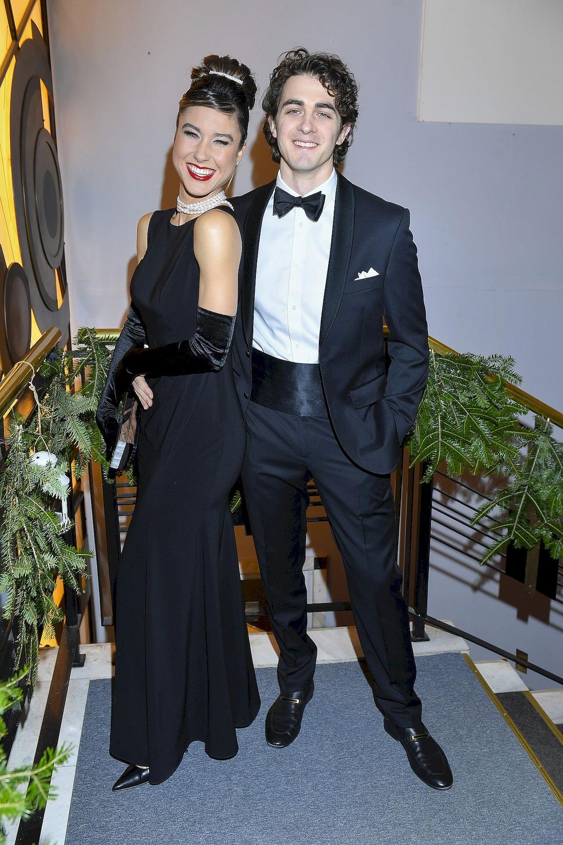 Ida Nowakowska z mężem na Balu