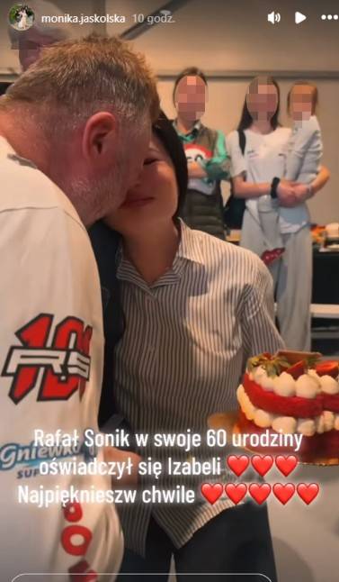 Rafał Sonik oświadczył się partnerce, fot. Instagram