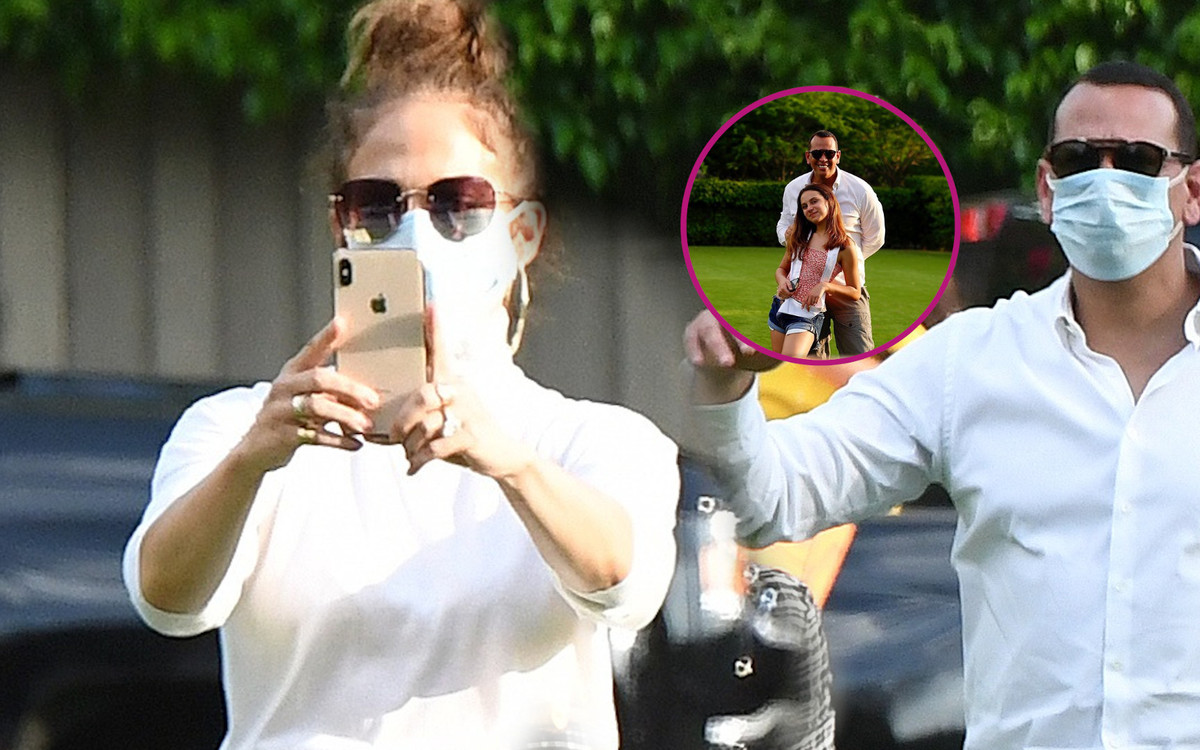 Jennifer Lopez na urodzinach córki rozebrała się DO BIUSTONOSZA