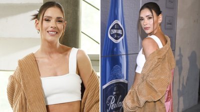 Pokaz MMC. Klaudia Halejcio olśniła paparazzi. Wybrała boskie spodnie!