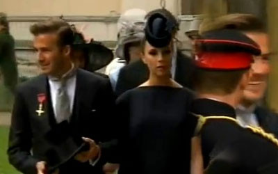 Victoria Beckham na ślubie Księcia Williama i Kate Middleton