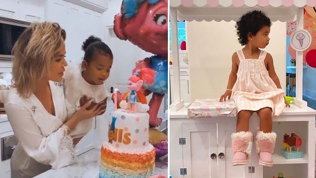 2. urodziny True, córki Khloe Kardashian