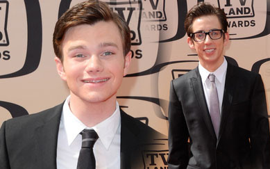 Śliczni chłopcy z Glee na czerwonym dywanie (FOTO)