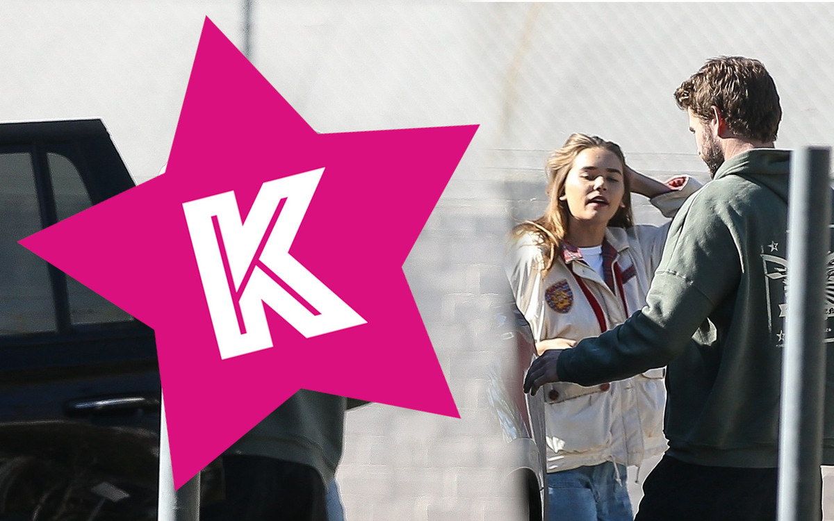 Liam Hemsworth szczęśliwe zakochany w australijskiej modelce. Namiętne pocałunki po siłowni