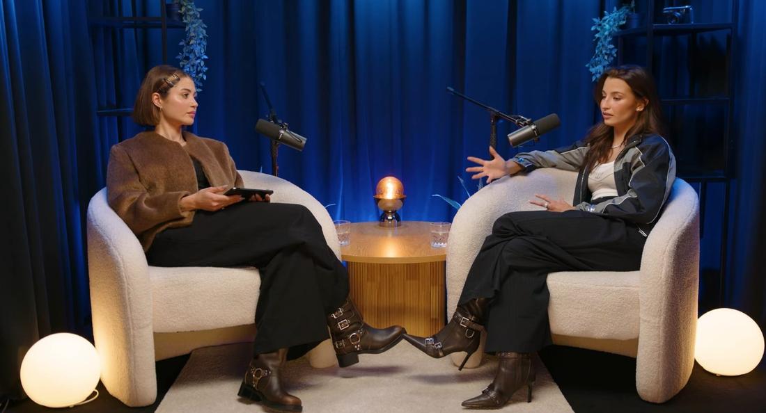Julia Wieniawa w podcaście Oliwii Nincevic, fot. YouTube.com