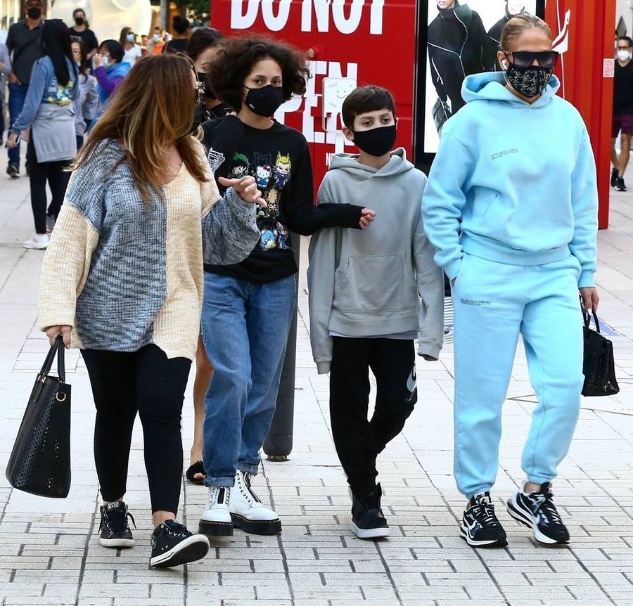 Jennifer Lopez z dziećmi