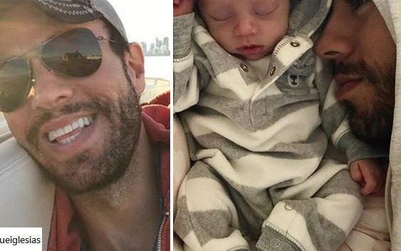 Enrique Iglesias pokazał, jak bawi się z jednym z bliźniąt (Instagram)