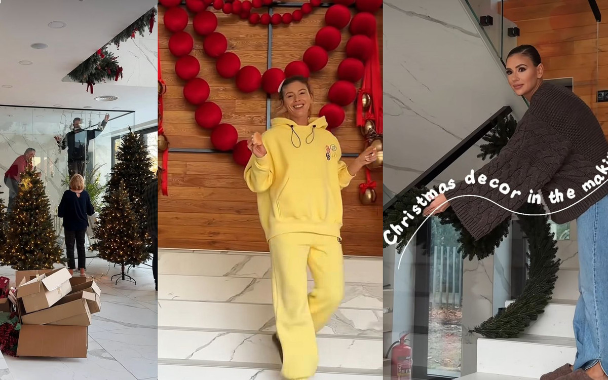 Halejcio rozpędziła się z ozdobami. Jej willa wygląda jak świąteczna bajka