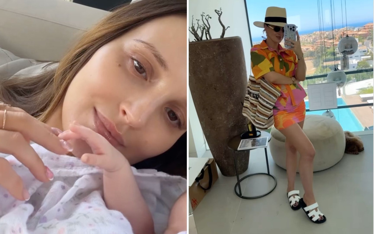 Marina Łuczenko po raz pierwszy odsłania brzuch po ciąży!