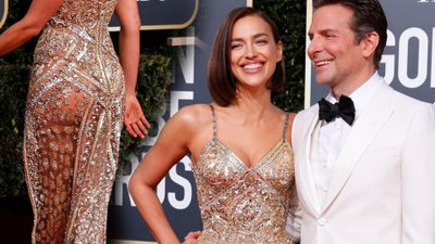 Irina Shayk w nowej fryzurze i seksownej kreacji na Złotych Globach (ZDJĘCIA)