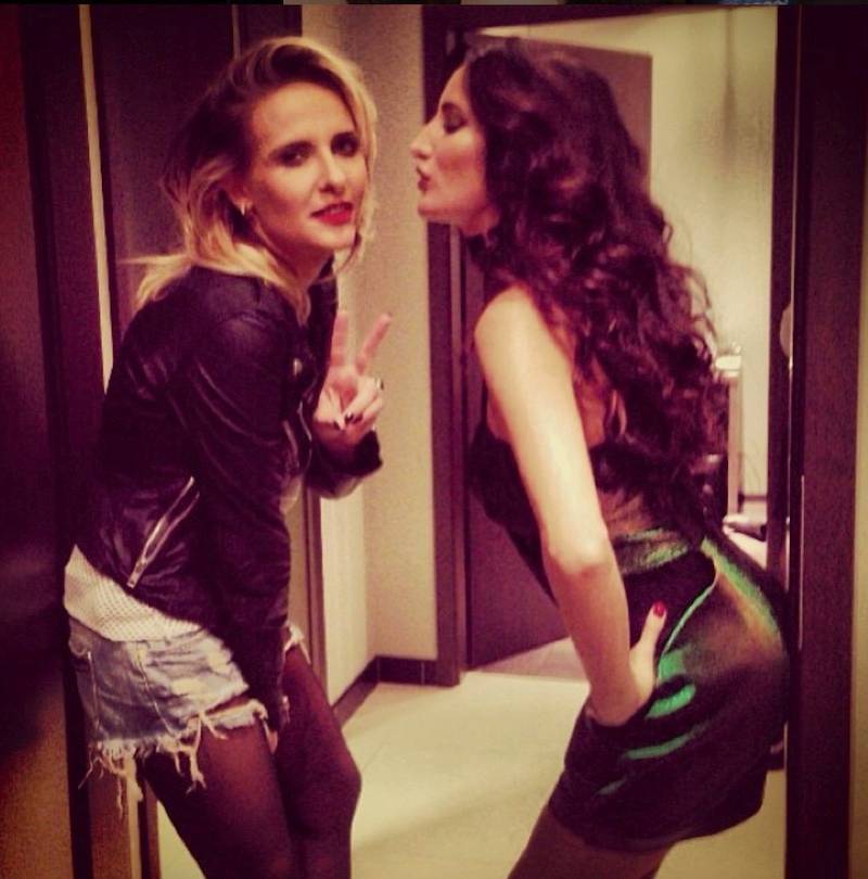 Justyna Steczkowska i Patrycja Markowska w 2013 roku