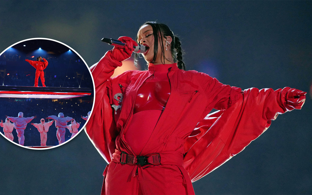 Tak wyglądał koncert Rihanny na Super Bowl. Co za SHOW! (ZDJĘCIA)