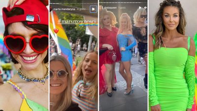 Gwiazdy na Paradzie Równości. Mandaryna bawi się z Jessicą Mercedes, Doda z Dżagą, ale TO Rozenek wygrała z tym lookiem