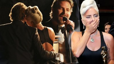 Lady Gaga i Bradley Cooper w wykonaniu Shallow na Oscarach 2019. Trudno było ukryć CHEMIĘ!