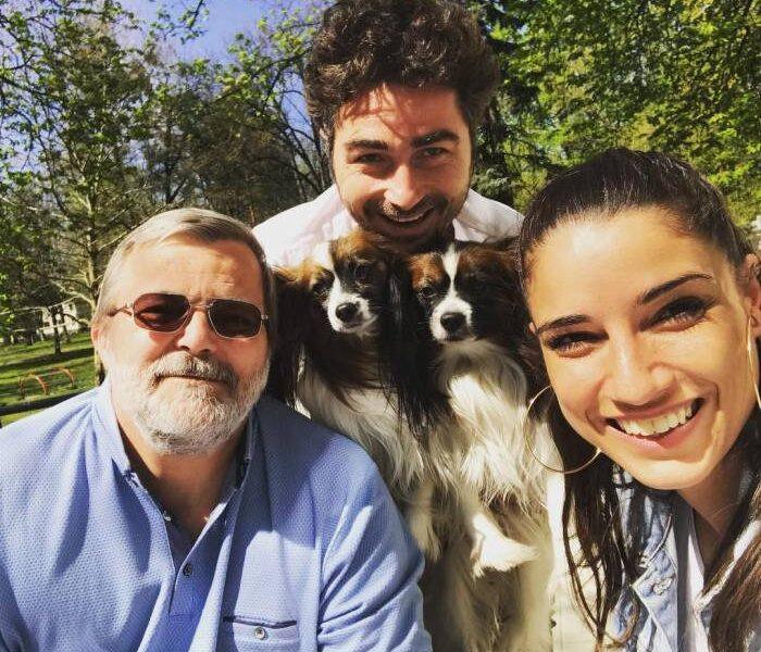 Lenka Klimentowa z tatą/Jan Kliment, fot. Instagram