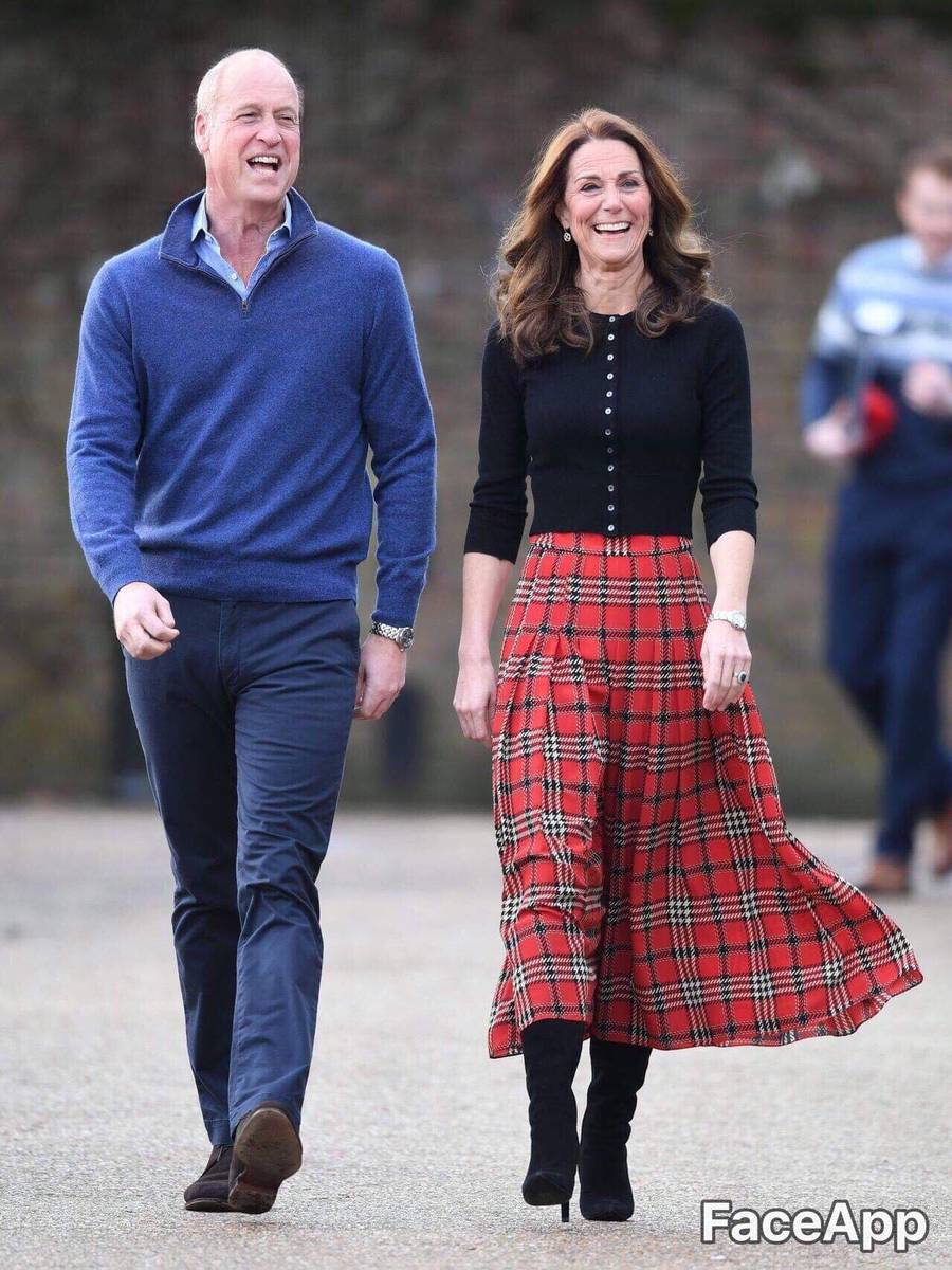 Tak na STAROŚĆ będzie wyglądać księżna Meghan i reszta rodziny królewskiej