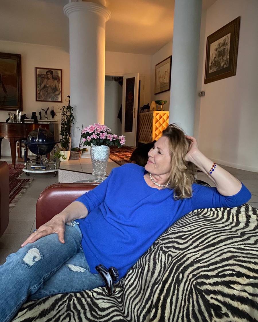 Jak mieszka Grażyna Szapołowska? Czuć elegancję i sztukę, fot. Instagram