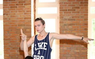 Patryk Pniewski trenuje przed 1. odcinkiem Tańca z gwiazdami