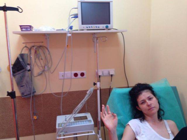 Szpitalne (i powypadkowe) sweet focie gwiazd