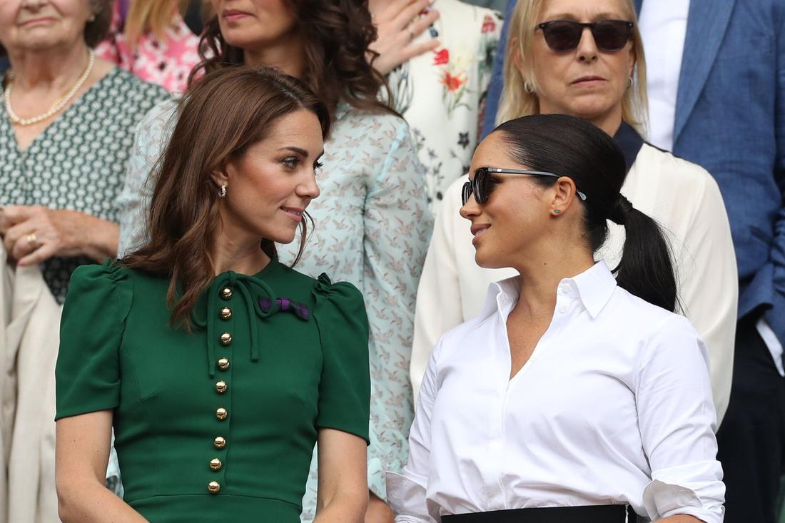 Meghan i Kate podczas Wibledonu