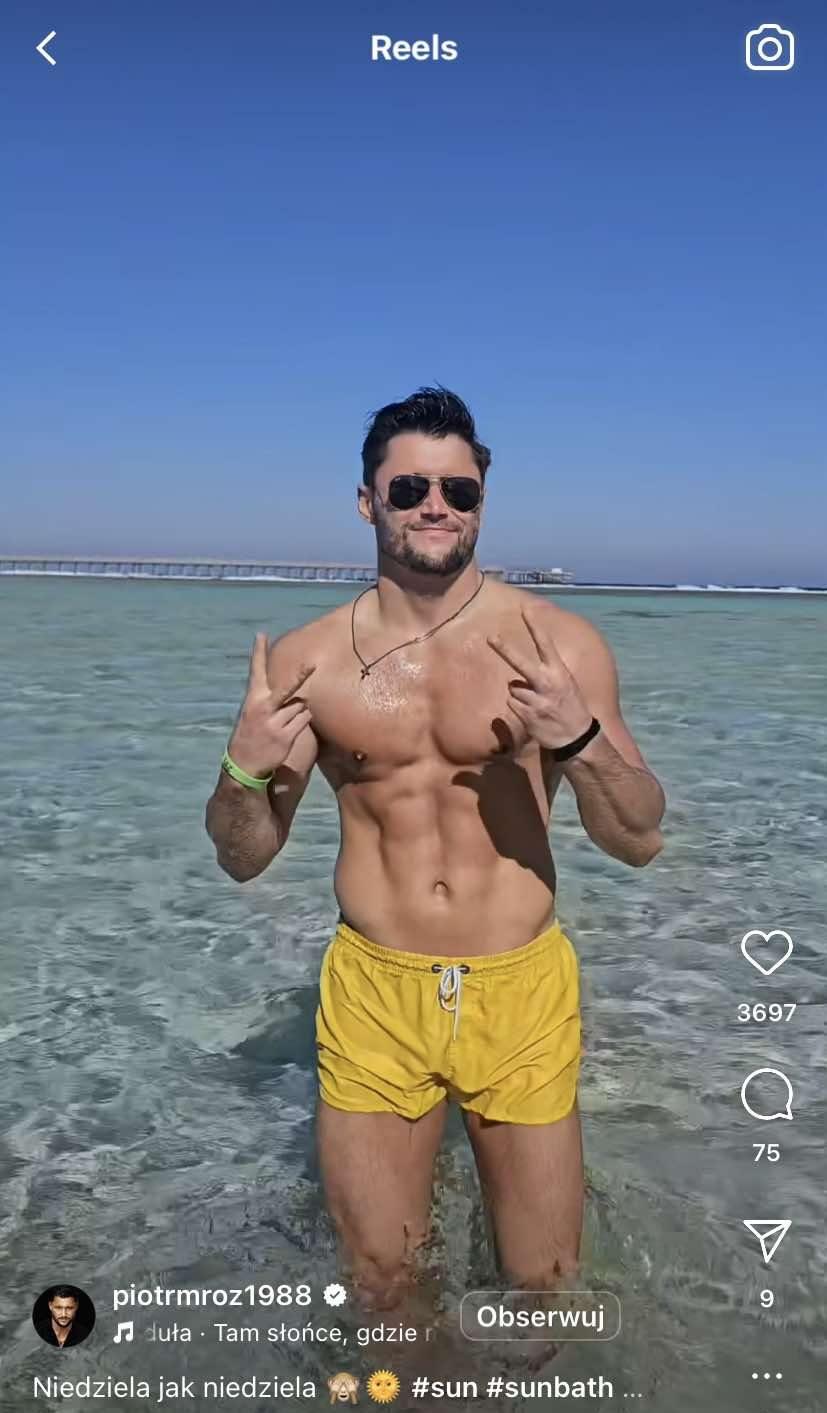 Piotr Mróz, fot. Instagram.