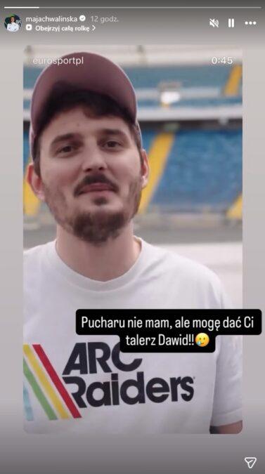Odpowiedz Mai Chwalińskiej do Dawida Podsiadło, fot. Instagram