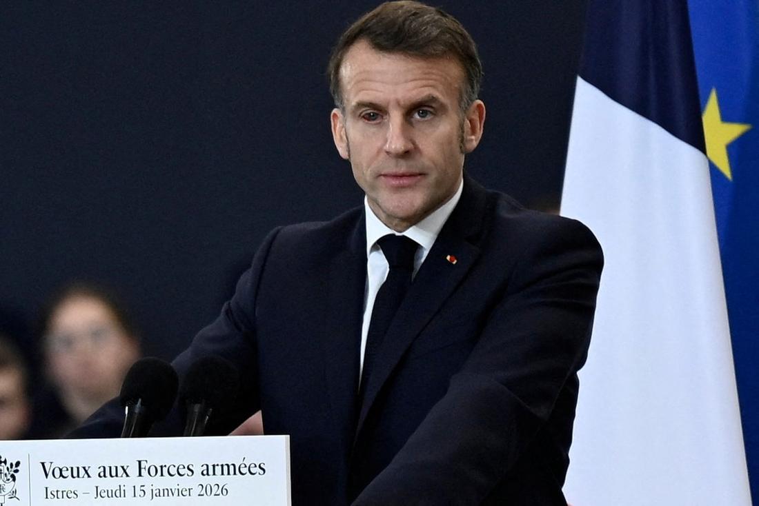 Emmanuel Macron, fot. Philippe Magoni / Reuters / Forum