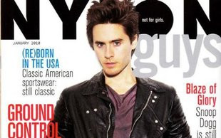 Jared Leto w czapce-śwince