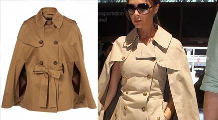 Victoria Beckham w kusym sukienko-płaszczu (FOTO)